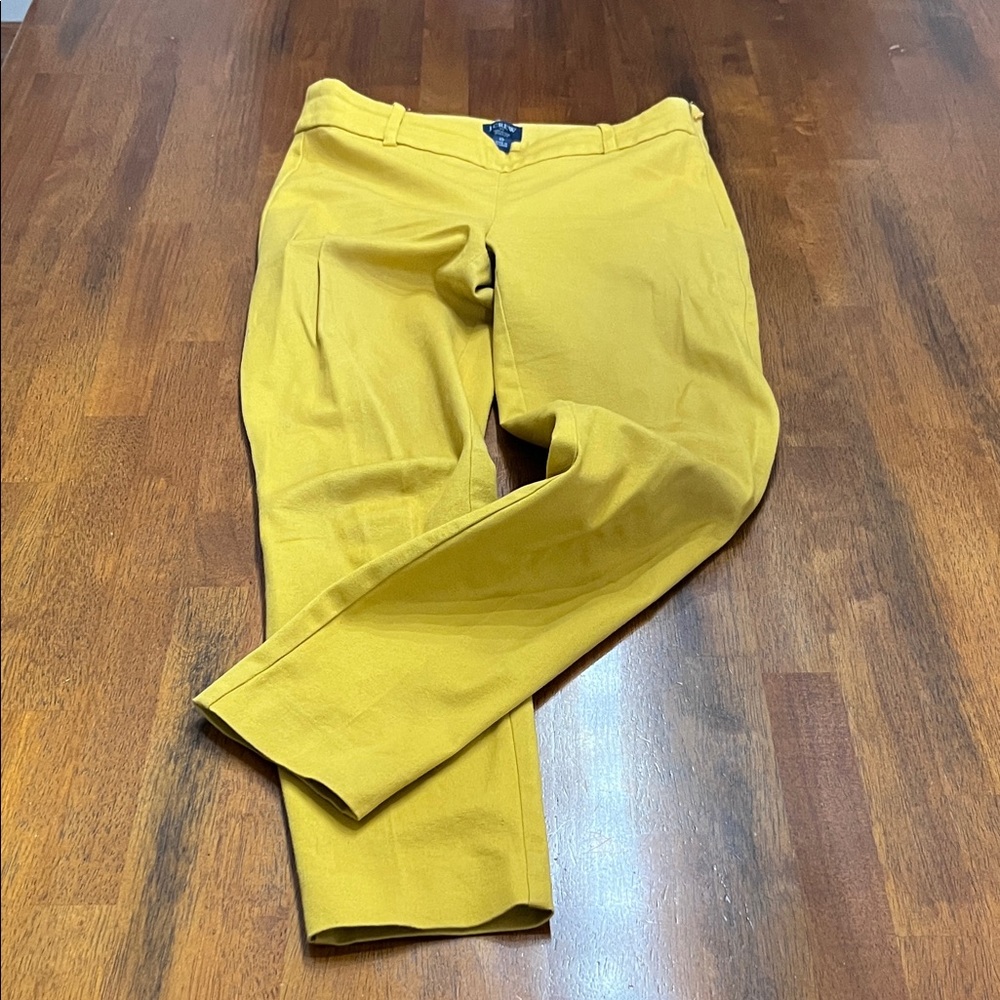 J. Crew Woman’s Mustard/Yellow Winnie Pant